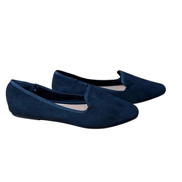NWOT ASOS Design Slip On Ballet Flats Black 10 - Picture 1 of 6